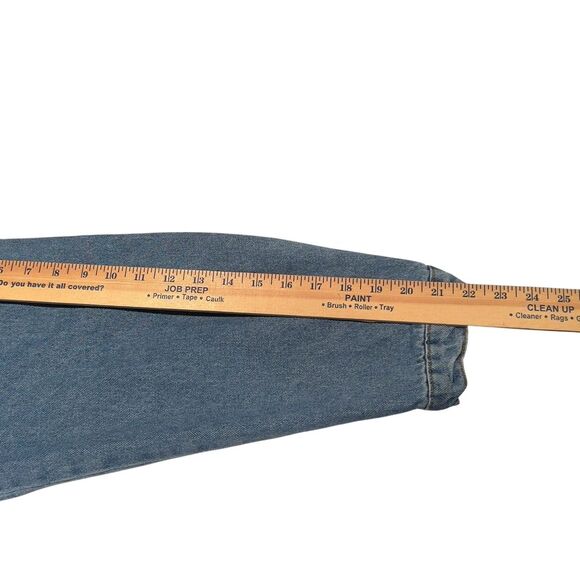 Nasty Gal Top Size US 8 Blue Denim Oversized Collared‎ Relaxed Shirt Jacket Warm - Picture 10 of 14